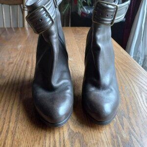 Fiorentini + Baker Brown Leather Ankle Boots Size 40